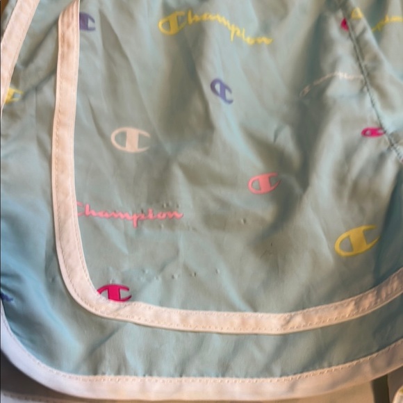 Champion Kid's Light Blue Workout Shorts - S - Picture 2 of 3
